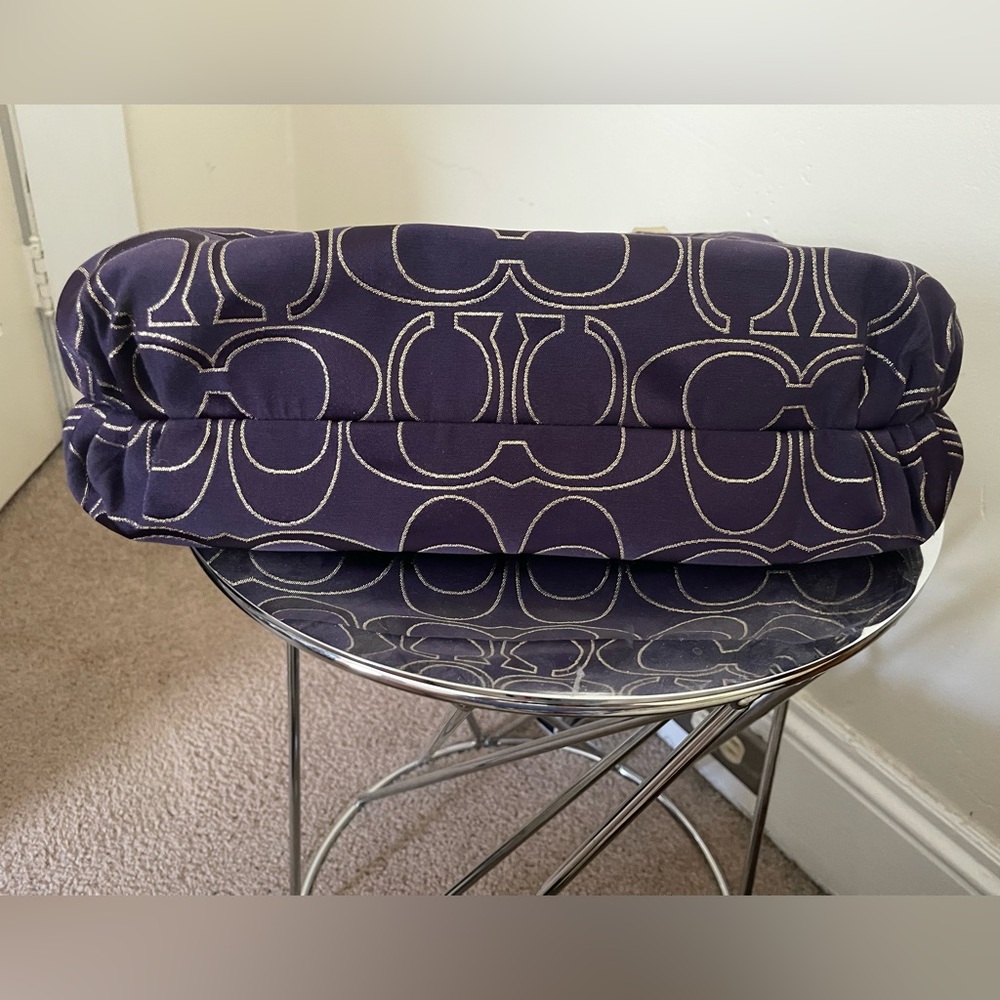 Coach Purple & Gold Poppy Tote - Picture 3 of 11